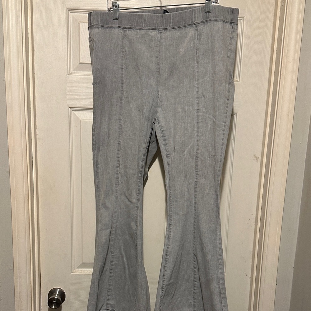 Ashley Stewart Gray Boot Cut Pants